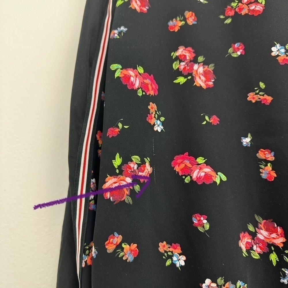 Marc Cain Floral Long Sleeve Blouse Size 8 - Picture 9 of 13